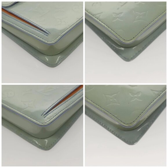 LOUIS VUITTON Monogram Vernis Motto Pouch Lavande M91224 LV Auth 134548 - Picture 16 of 16